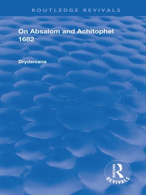 cover image of Drydeniana